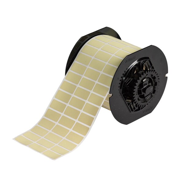 B33 Series Amber Polyimide Labels 0.5 in H x 1 in W Amber 7000/RL
